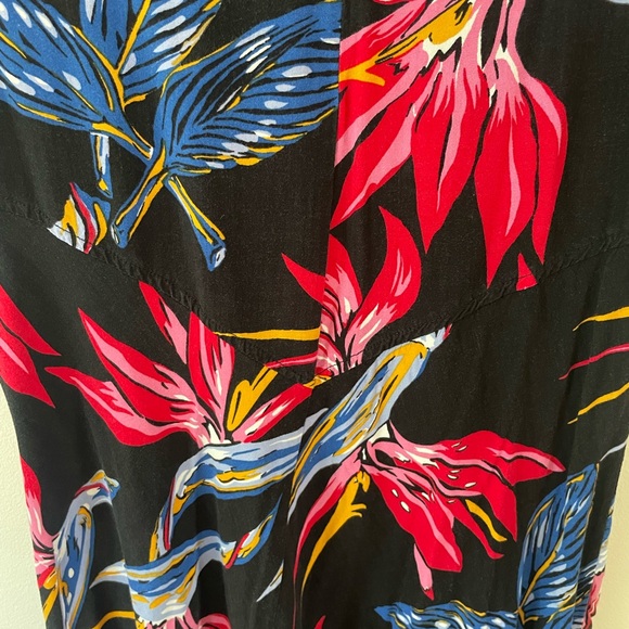 Vintage Tropical/Floral Print Mango Moon Women’s dress Size Small - Picture 6 of 12